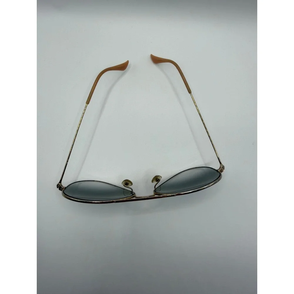 Ray-Ban RB3025 Aviator Large Metal Gold Blue Gradient Sunglasses 55mm 001/3F